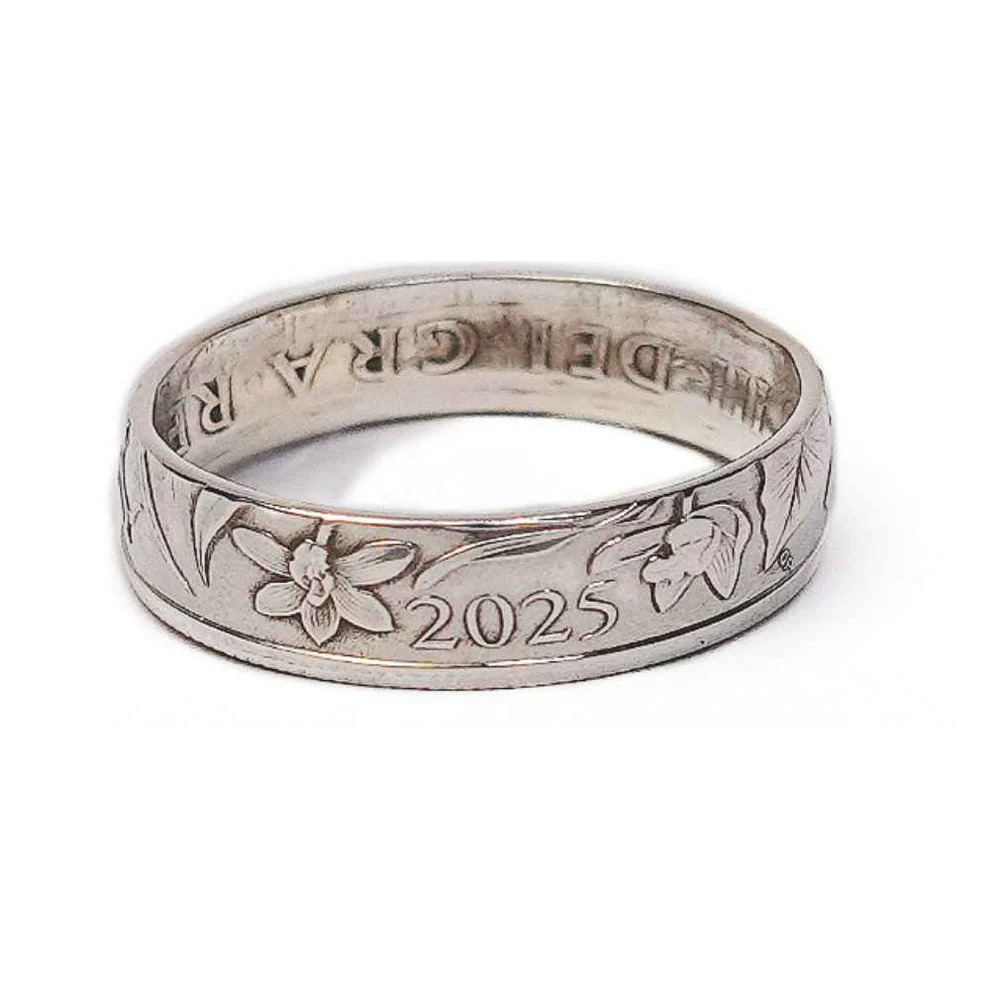 Coin-inspired handcrafted jewellery texture